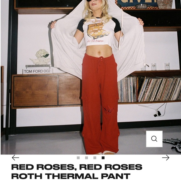 Boys Lie Red Roses Roth Thermal Pant - Picture 3 of 11